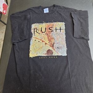 Rush Vapor Trails Tour 2002 M&O Knits Tee